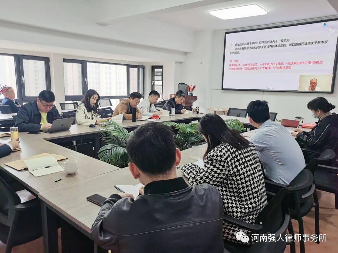 强人业务学习|《民法典总则编司法解释》专题培训(图2)